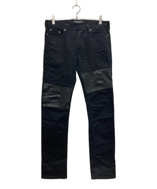 NEIL BARRETT（ニールバレット）NEIL BARRETT (ニールバレット) レザー切替スキニーパンツ ブラック サイズ:31の古着・服飾アイテム