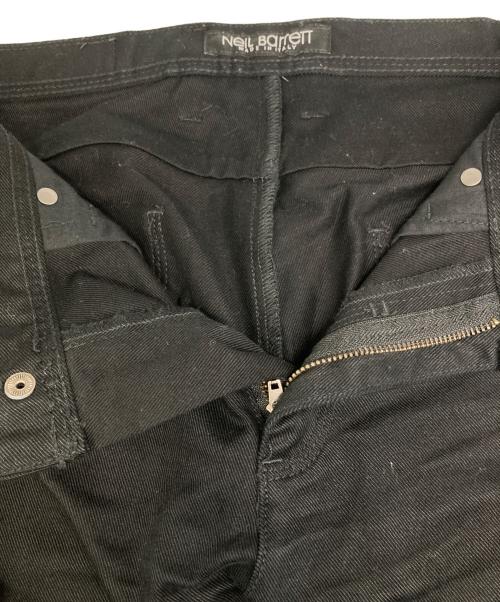 NEIL BARRETT（ニールバレット）NEIL BARRETT (ニールバレット) レザー切替スキニーパンツ ブラック サイズ:31の古着・服飾アイテム