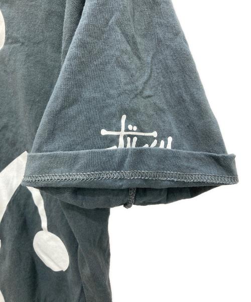 stussy（ステューシー）stussy (ステューシー) クラウンプリントTシャツ グレー サイズ:Ⅿの古着・服飾アイテム