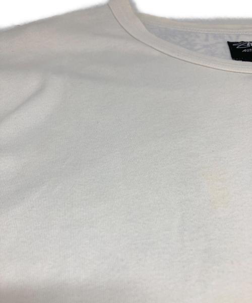 stussy（ステューシー）stussy (ステューシー) プリントTシャツ ホワイト サイズ:Lの古着・服飾アイテム