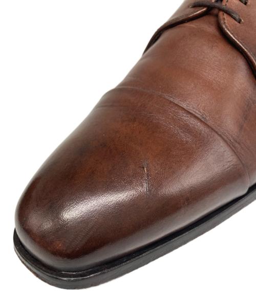 BOSS HUGO BOSS（ボス ヒューゴボス）BOSS HUGO BOSS (ボス ヒューゴボス) ストレートチップシューズ ブラウン サイズ:6 1/2の古着・服飾アイテム