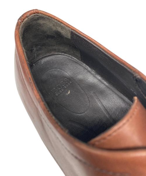 BOSS HUGO BOSS（ボス ヒューゴボス）BOSS HUGO BOSS (ボス ヒューゴボス) ストレートチップシューズ ブラウン サイズ:6 1/2の古着・服飾アイテム