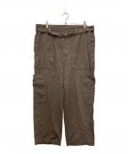 URUウル）の古着「COTTON GABARD INEFATIGUE PANTS/コットン ギャバード ファティーグ パンツ」｜ブラウン