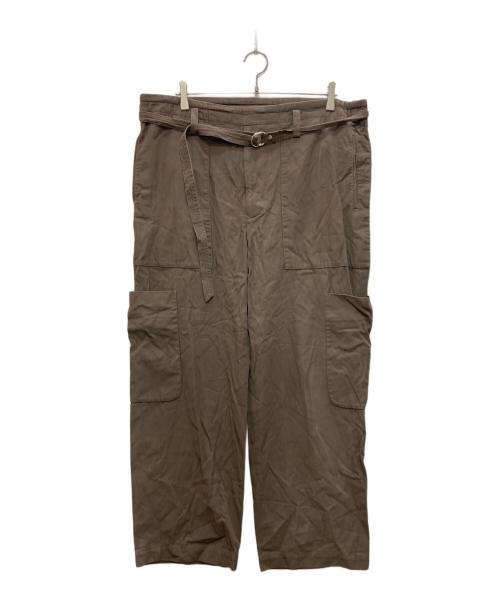 URU（ウル）URU (ウル) COTTON GABARD INEFATIGUE PANTS/コットン ギャバード ファティーグ パンツ ブラウン サイズ:3の古着・服飾アイテム