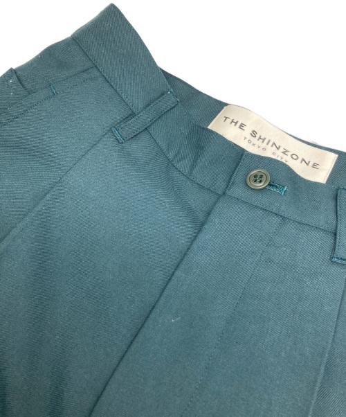Shinzone（シンゾーン）Shinzone (シンゾーン) TW スラックス グリーン サイズ:32の古着・服飾アイテム