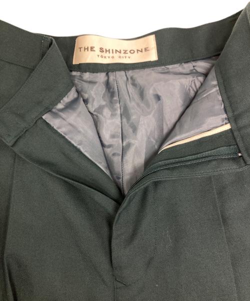 Shinzone（シンゾーン）Shinzone (シンゾーン) TW スラックス グリーン サイズ:32の古着・服飾アイテム