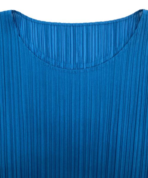PLEATS PLEASE（プリーツプリーズ）PLEATS PLEASE (プリーツプリーズ) プリーツワンピース ブルー サイズ:Lの古着・服飾アイテム