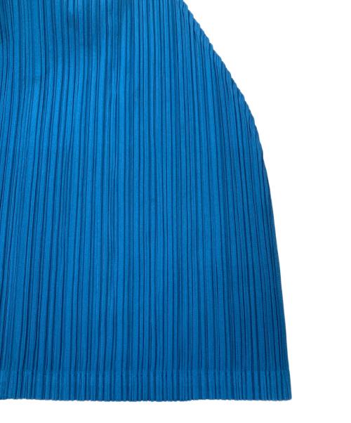 PLEATS PLEASE（プリーツプリーズ）PLEATS PLEASE (プリーツプリーズ) プリーツワンピース ブルー サイズ:Lの古着・服飾アイテム