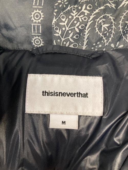 thisisneverthat（ディスイズネバーザット）thisisneverthat (ディスイズネバーザット) ダウンジャケット グレー サイズ:Ｍの古着・服飾アイテム