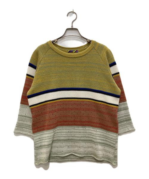 is-ness（イズネス）is-ness (イズネス) ニットカットソー ベージュ サイズ:38の古着・服飾アイテム