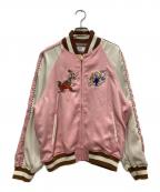 moussy×DISNEYマウジー×ディズニー）の古着「MD OT PIGS SOUVENIR ジャケット」｜ピンク