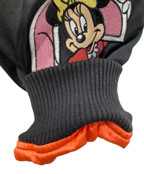 moussy（マウジー）moussy (マウジー) Disney (ディズニー) MD ALPHABET MA-1/エムディー アルファベット エムエーワン ブラック サイズ:FREEの古着・服飾アイテム