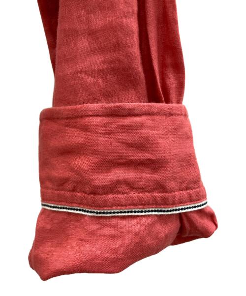 LACOSTE（ラコステ）LACOSTE (ラコステ) リネンシャツ ピンク サイズ:US S/Mの古着・服飾アイテム