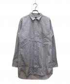 COMME des GARCONS HOMME PLUSコムデギャルソンオムプリュス）の古着「ストライプシャツ」｜ネイビー×ホワイト