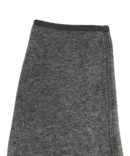 DANTON（ダントン）DANTON (ダントン) ノーカラーフリースカーディガン グレー サイズ:36の古着・服飾アイテム