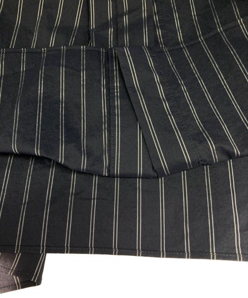 journal standard L'essage（ジャーナルスタンダード レサージュ）journal standard L'essage (ジャーナルスタンダード レサージュ) ローグストライプ/デシンマキシティアードワンピース ネイビー サイズ:表記無の古着・服飾アイテム