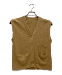 Spick and Span（スピック＆スパン）の古着「麻コットンリブベスト」｜ベージュ