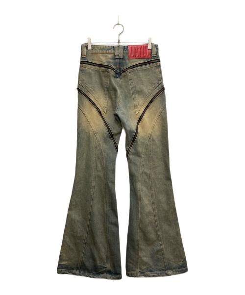 LATUI ATELIER（ラトゥイ アトリエ）LATUI ATELIER (ラトゥイ アトリエ) UNCUT FERAL JEANS/アンカットフィアラル ジーンズ インディゴ サイズ:Sの古着・服飾アイテム
