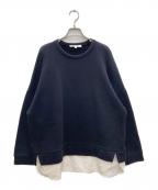 ENFOLDエンフォルド）の古着「CUT AND SEWN/カットアンドスウェン」｜ネイビー