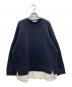 ENFOLD（エンフォルド）の古着「CUT AND SEWN/カットアンドスウェン」｜ネイビー