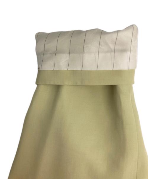 BALLSEY（ボールジィ）BALLSEY (ボールジィ) ニフティーダブルクロス ステンカラーコート グリーン サイズ:36の古着・服飾アイテム