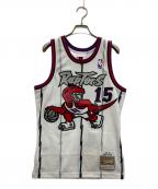 MITCHELL & NESSミッチェルアンドネス）の古着「ゲームシャツ」｜ホワイト