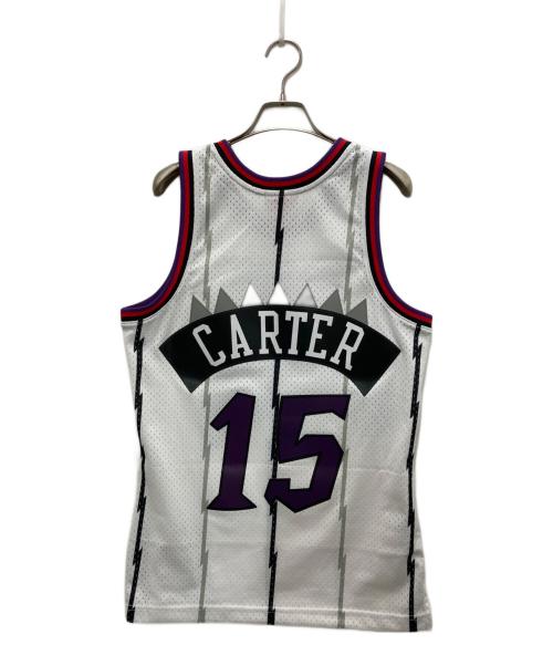 MITCHELL & NESS（ミッチェルアンドネス）MITCHELL & NESS (ミッチェルアンドネス) ゲームシャツ ホワイト サイズ:Sの古着・服飾アイテム