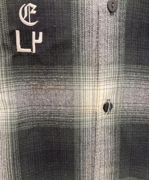 CalTop（キャルトップ）CalTop (キャルトップ) オンブレチェックシャツ グレー サイズ:Ｌの古着・服飾アイテム
