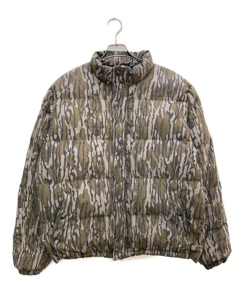 stussy（ステューシー）stussy (ステューシー) カモ柄ダウンジャケット/Mossy Oak Down Puffer カーキ サイズ:Lの古着・服飾アイテム