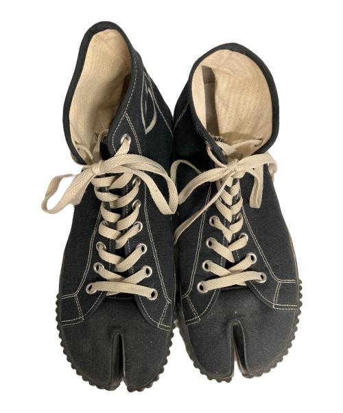Maison Margiela（メゾンマルジェラ）Maison Margiela (メゾンマルジェラ) Tabi ハイカットスニーカー ブラック サイズ:43の古着・服飾アイテム