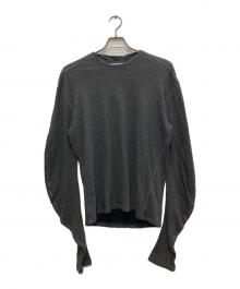 AFFXWRKS（アフィックスワークス）の古着「袖ロゴロングスリーブカットソー」｜グレー