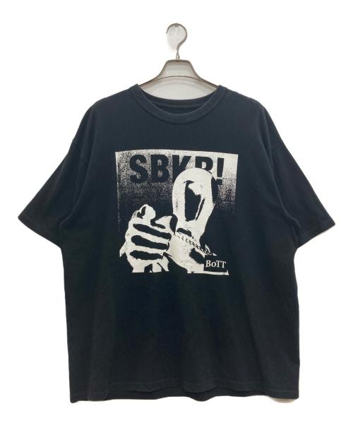 BoTT（ボット）BoTT (ボット) sabukaru online BEAMS T (サブカルオンラインビームスティー) BEAMS T (ビームスティー) コラボTシャツ ブラック サイズ:XLの古着・服飾アイテム