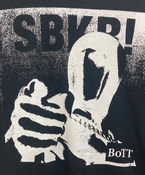 BoTT（ボット）BoTT (ボット) sabukaru online BEAMS T (サブカルオンラインビームスティー) BEAMS T (ビームスティー) コラボTシャツ ブラック サイズ:XLの古着・服飾アイテム