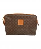 CELINEセリーヌ）の古着「マカダム柄ポーチ」｜ブラウン