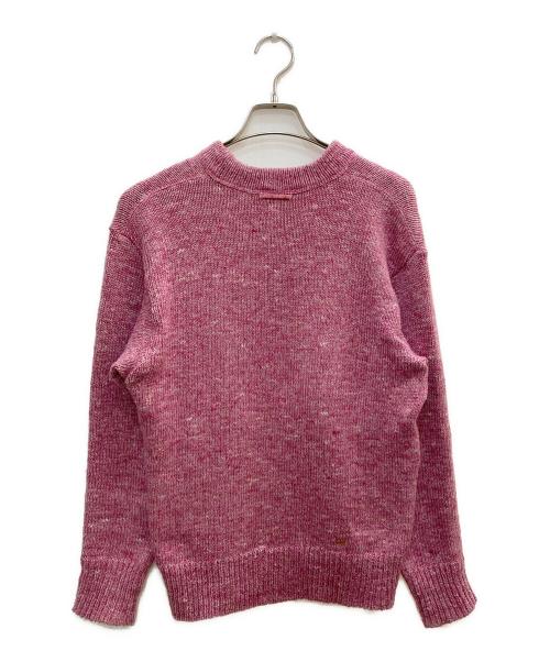 45R（フォーティファイブ・アール）45R (フォーティファイブ・アール) リネン天竺の908クリューネック ピンク サイズ:Freeの古着・服飾アイテム