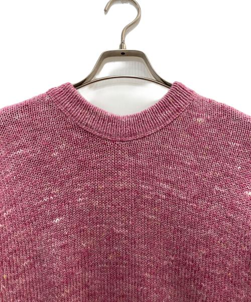 45R（フォーティファイブ・アール）45R (フォーティファイブ・アール) リネン天竺の908クリューネック ピンク サイズ:Freeの古着・服飾アイテム