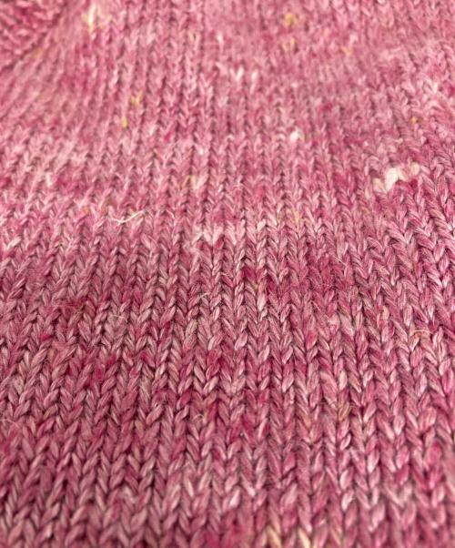 45R（フォーティファイブ・アール）45R (フォーティファイブ・アール) リネン天竺の908クリューネック ピンク サイズ:Freeの古着・服飾アイテム