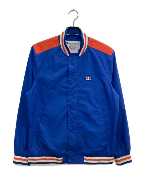 Champion（チャンピオン）Champion (チャンピオン) Supreme (シュプリーム) Warm Up Jacket/ウォーム アップ ジャケット ブルー サイズ:Ｍの古着・服飾アイテム
