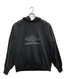 UMBRO×BOILER ROOM（アンブロ×ボイラールーム）の古着「Hoodie」｜ブラック