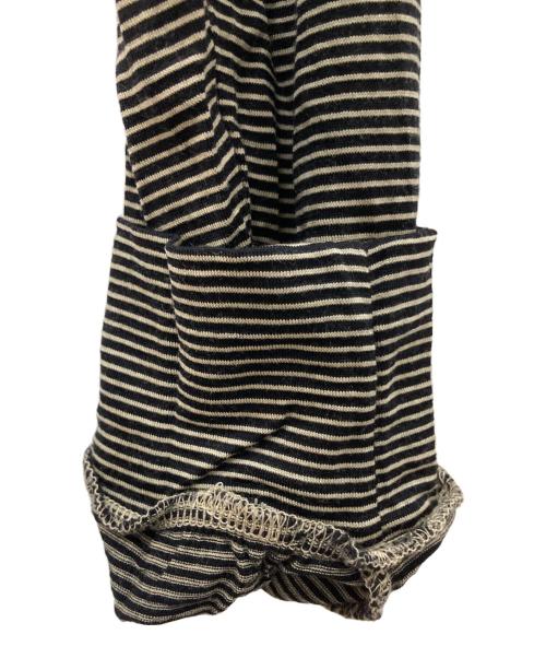 COMOLI（コモリ）COMOLI (コモリ) サマーウール長袖クルー ブラック×ブラウン サイズ:3の古着・服飾アイテム