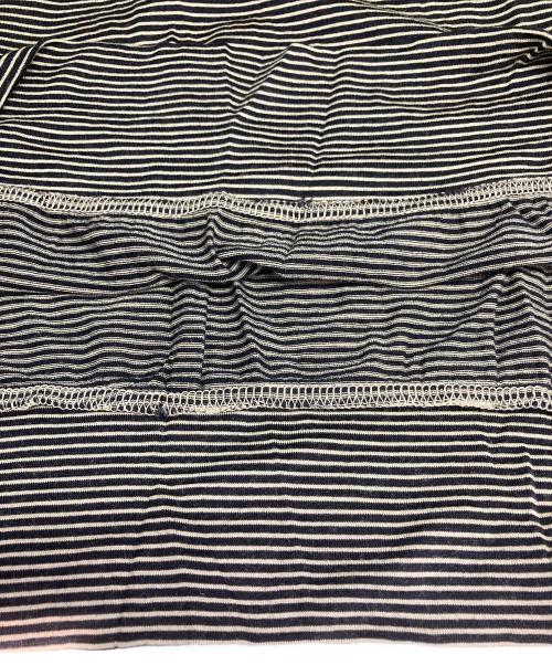 COMOLI（コモリ）COMOLI (コモリ) サマーウール長袖クルー ブラック×ブラウン サイズ:3の古着・服飾アイテム