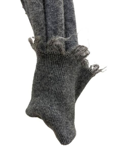 ESTNATION（エストネーション）ESTNATION (エストネーション) カシミヤ混ツイストプルオーバーニット グレー サイズ:Fの古着・服飾アイテム