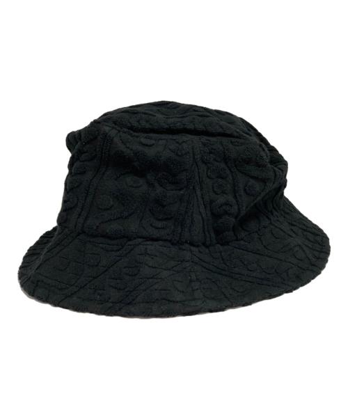 SUPREME（シュプリーム）Supreme (シュプリーム) テリーパターンクラッシャーハット/Terry Pattern Crusher ブラック サイズ:SMALL/MEDIUMの古着・服飾アイテム