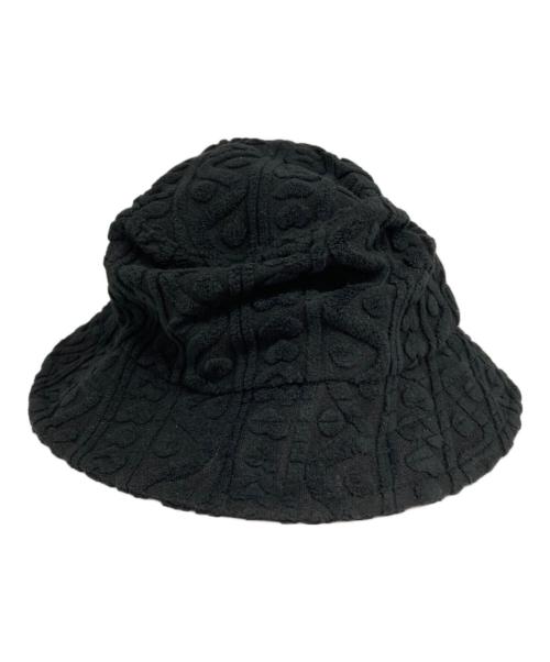 SUPREME（シュプリーム）Supreme (シュプリーム) テリーパターンクラッシャーハット/Terry Pattern Crusher ブラック サイズ:SMALL/MEDIUMの古着・服飾アイテム