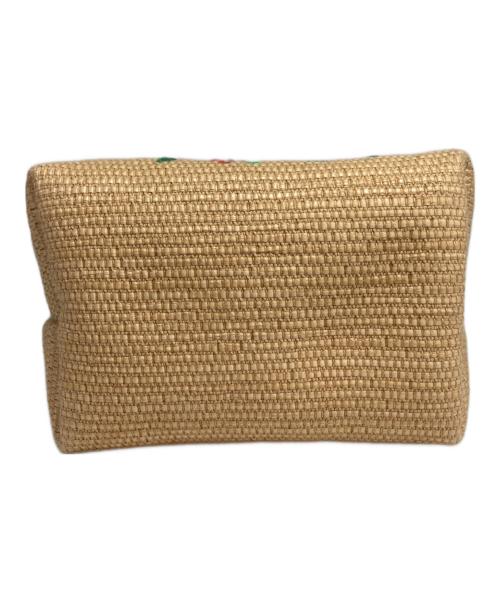 LONGCHAMP（ロンシャン）LONGCHAMP (ロンシャン) パニエ プリアージュ クロスボディバッグ ベージュ×グリーンの古着・服飾アイテム