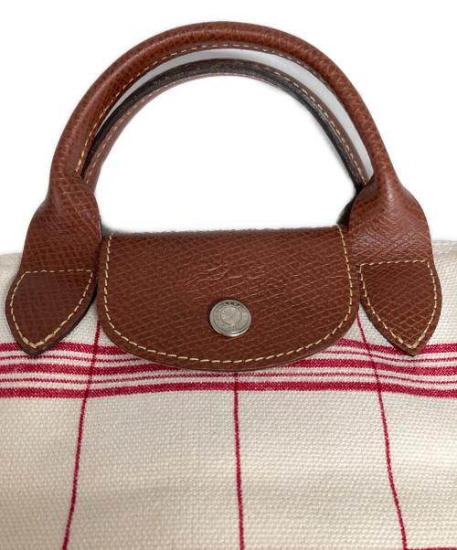 LONGCHAMP（ロンシャン）LONGCHAMP (ロンシャン) ル・プリアージュ トーションXS ホワイトの古着・服飾アイテム