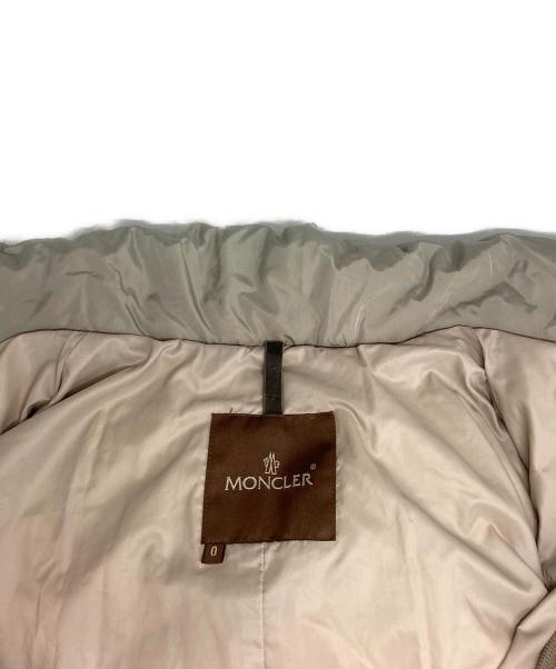 MONCLER（モンクレール）MONCLER (モンクレール) MONTANA ダウンコート ベージュ サイズ:SIZE 0の古着・服飾アイテム