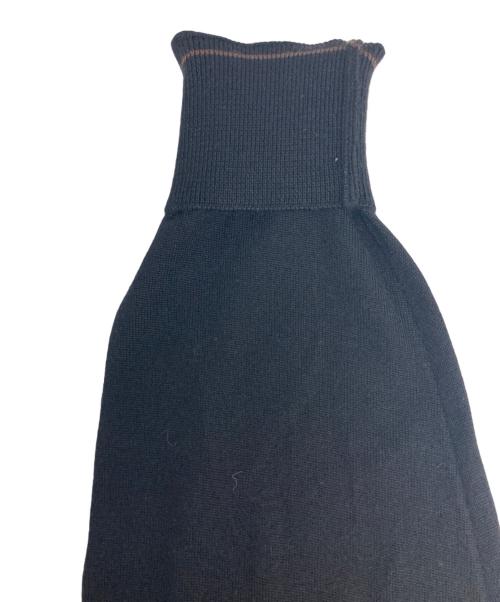 LANVIN（ランバン）LANVIN (ライバン) タートルネックニット ブラック サイズ:Ｌの古着・服飾アイテム