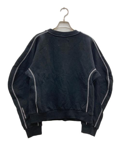 Henrik Vibskov（ヘンリック ヴィブスコフ）Henrik Vibskov (ヘンリック ヴィブスコフ) CRACKLE SWEAT/クラックル スウェット ブラック サイズ:Sの古着・服飾アイテム