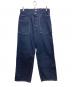 PHIGVEL（フィグベル）の古着「Mil Denim Fatigue Trousers/ミル デニム ファティーグ トラウザーズ」｜インディゴ
